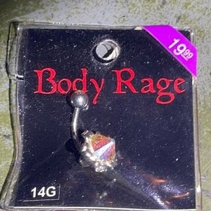 Body Rage BELLYBUTTON RING NWT Era 2000-2009 14G